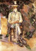 Paul Cezanne Portrait du jardinier Vallier Sweden oil painting artist